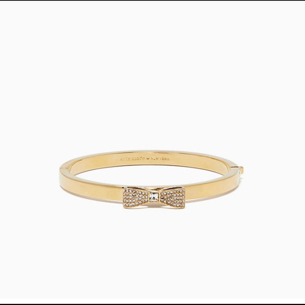 Kate Spade Gold and Crystal Bow Bracelet